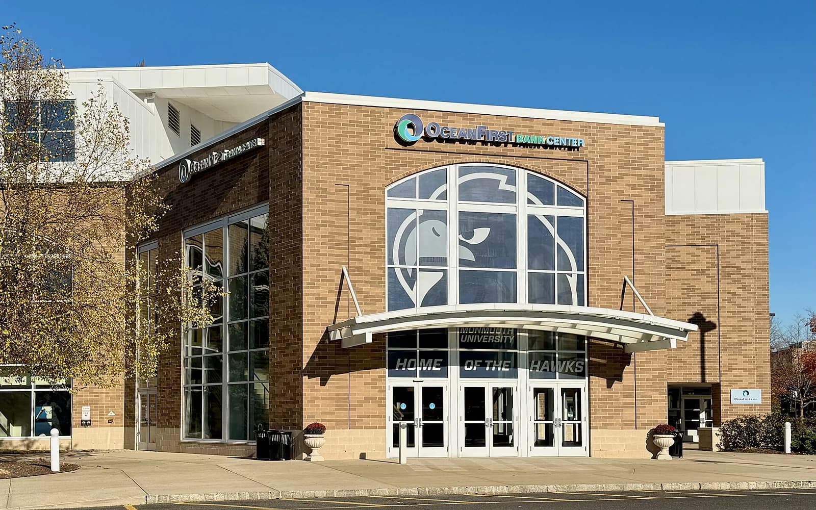 View of OceanFirst Bank Center, home of Monmouth basketball.
