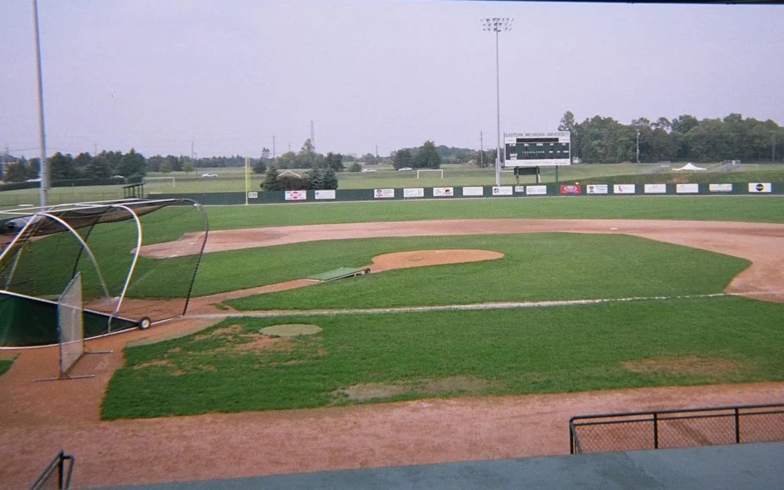 View of Oestrike Stadium, home of Eastern Michigan baseball.