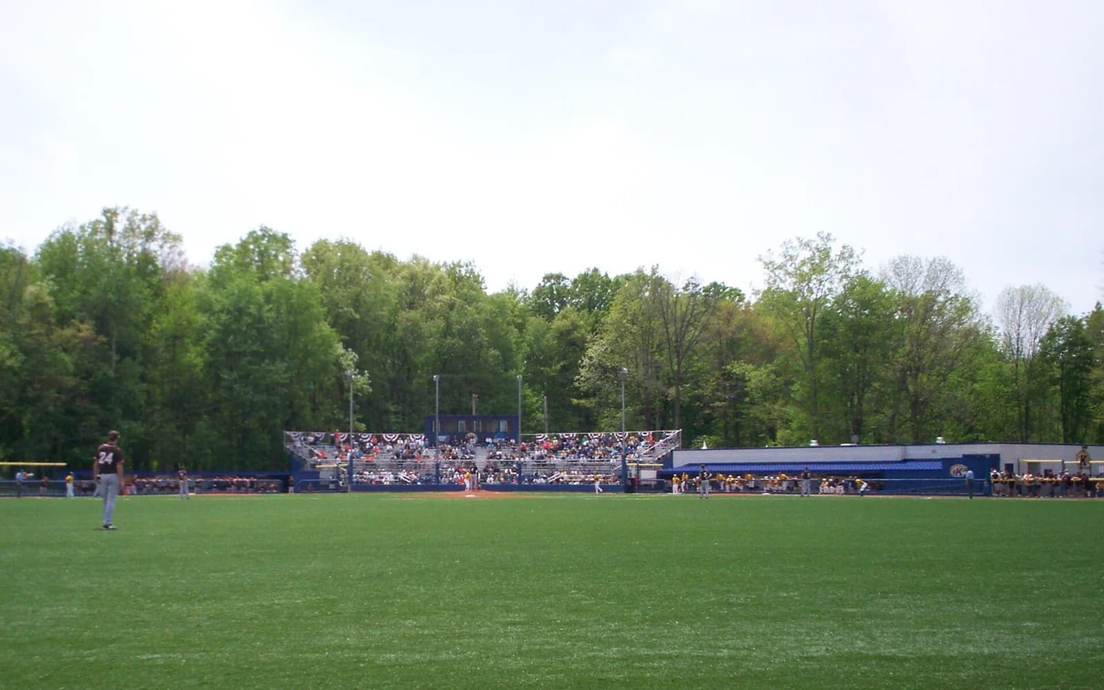View of Olga Mural Field at Schoonover Stadium, home of Kent State baseball.