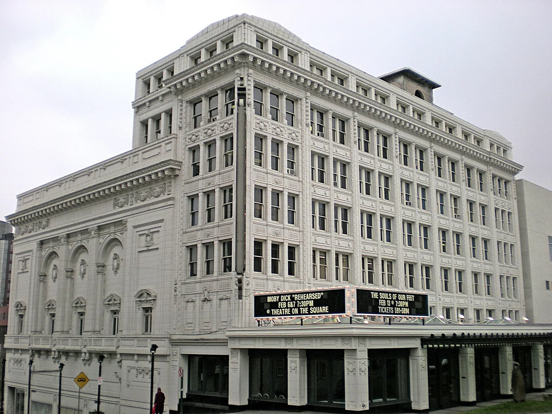 Pantages Theater exterior and marquee in Minneapolis