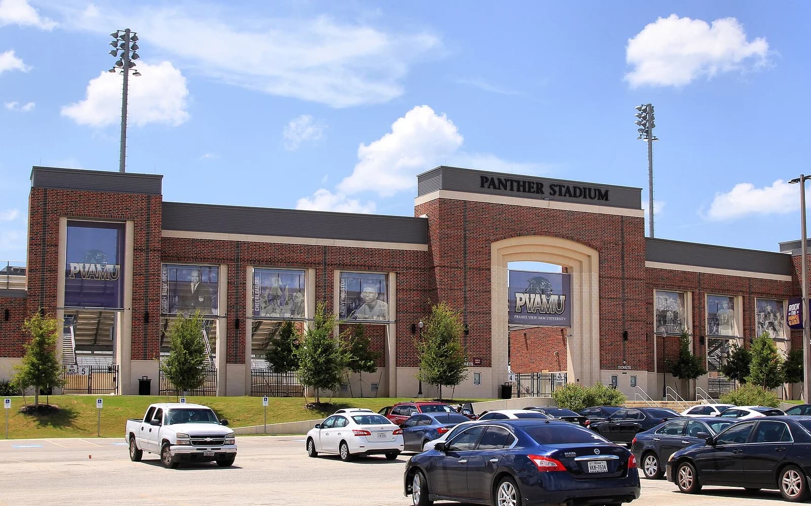 View of Panther Stadium, home of Prairie View A&M Panthers football.