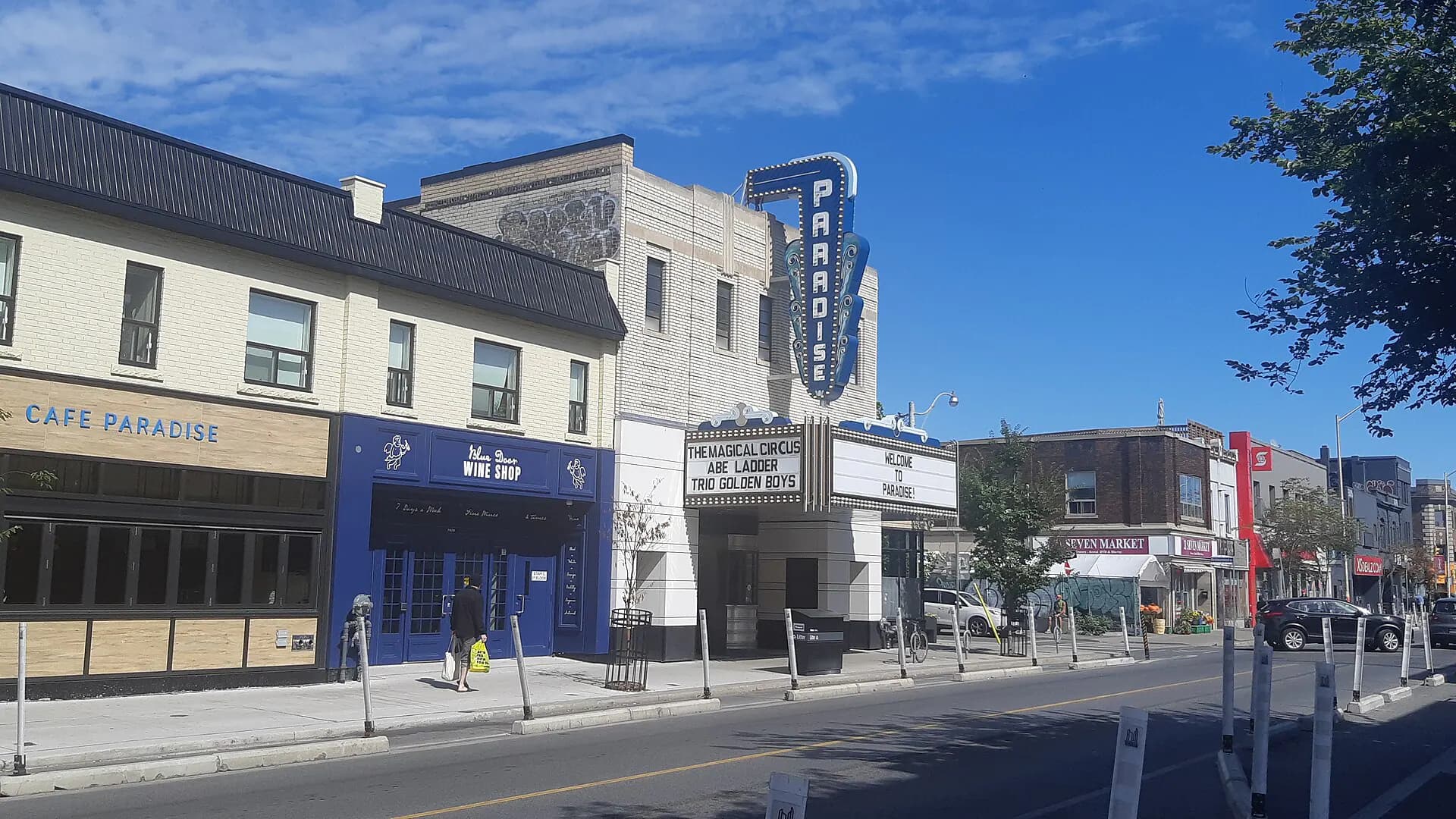 Exterior view at Paradise Theatre in Toronto, ON