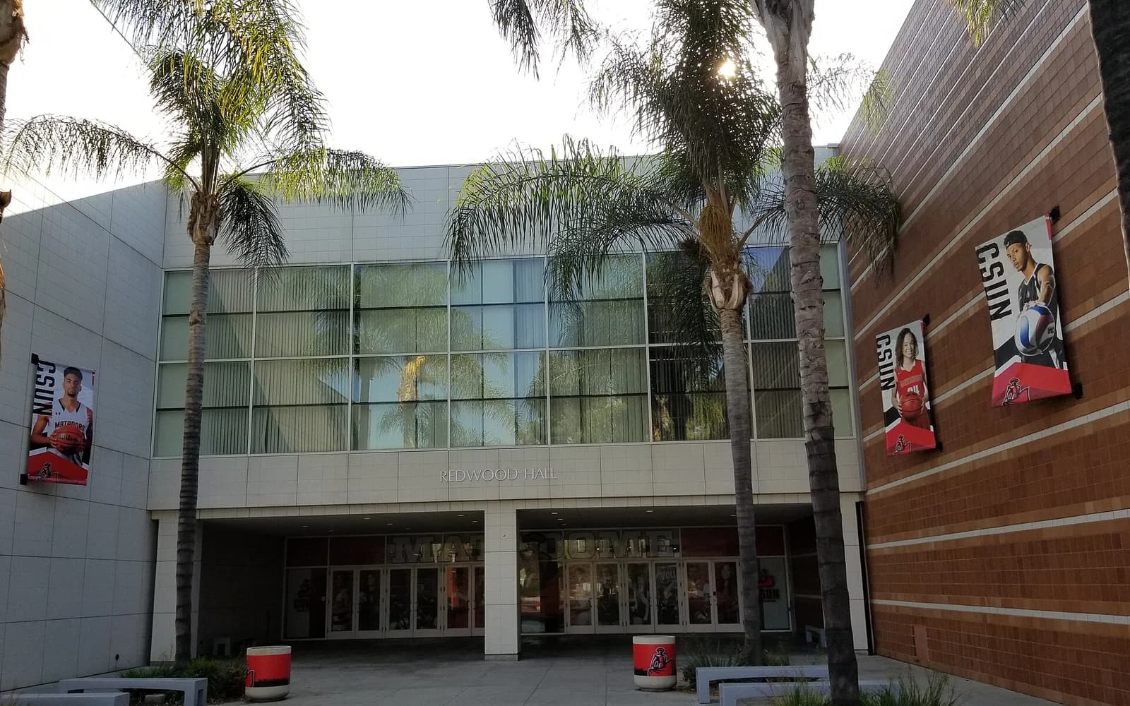 View of Premier America Credit Union Arena, home of Cal State Northridge basketball.