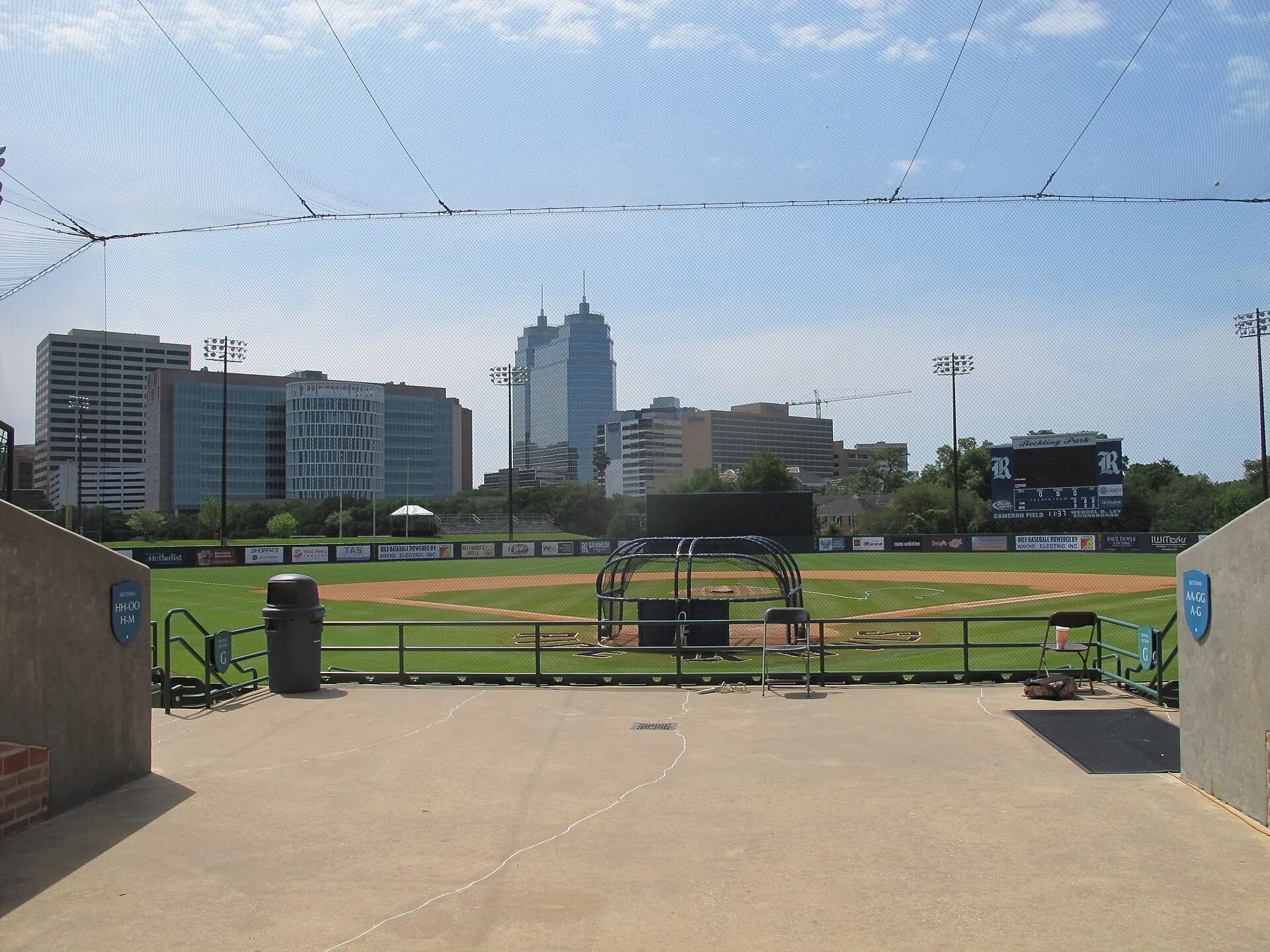 View of Reckling Park in Houston.