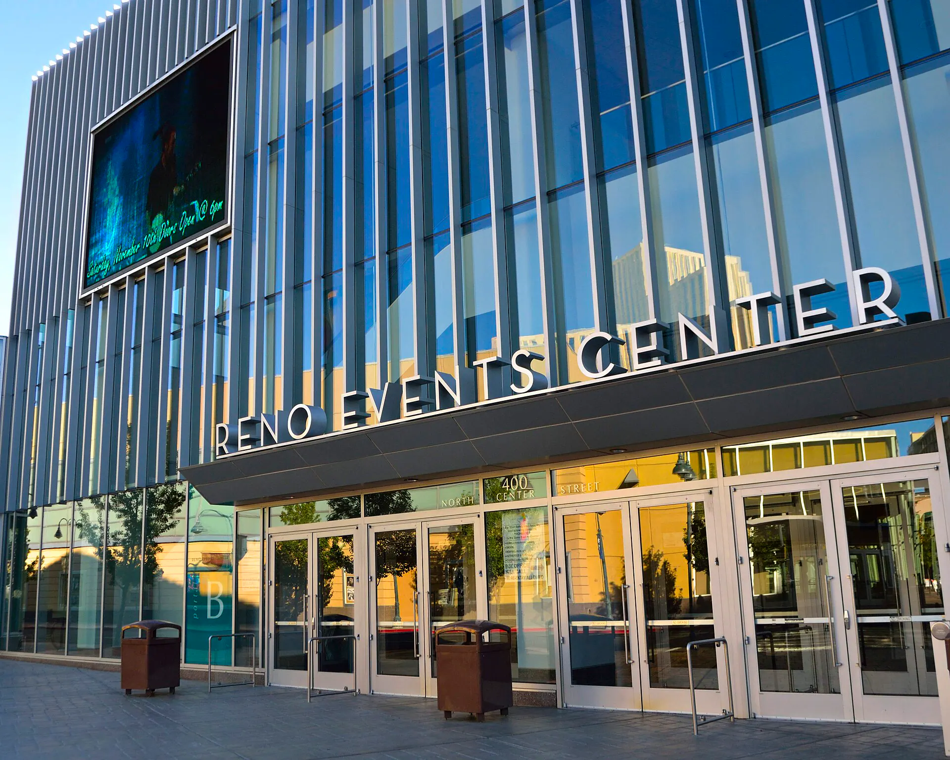 Exterior view at Reno Events Center in Reno, NV