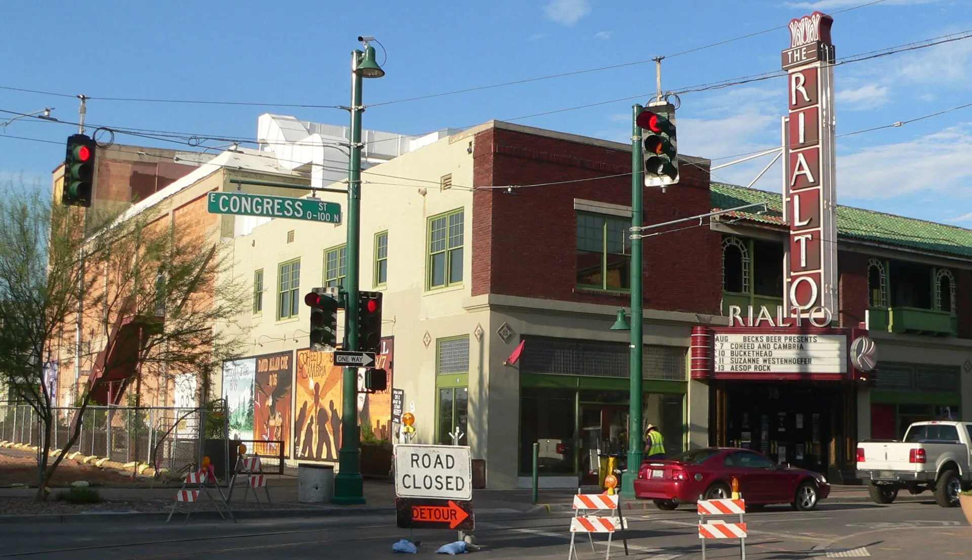 Rialto Theatre Tucson — Rialto Theatre (Tucson, Arizona) from NE 1.