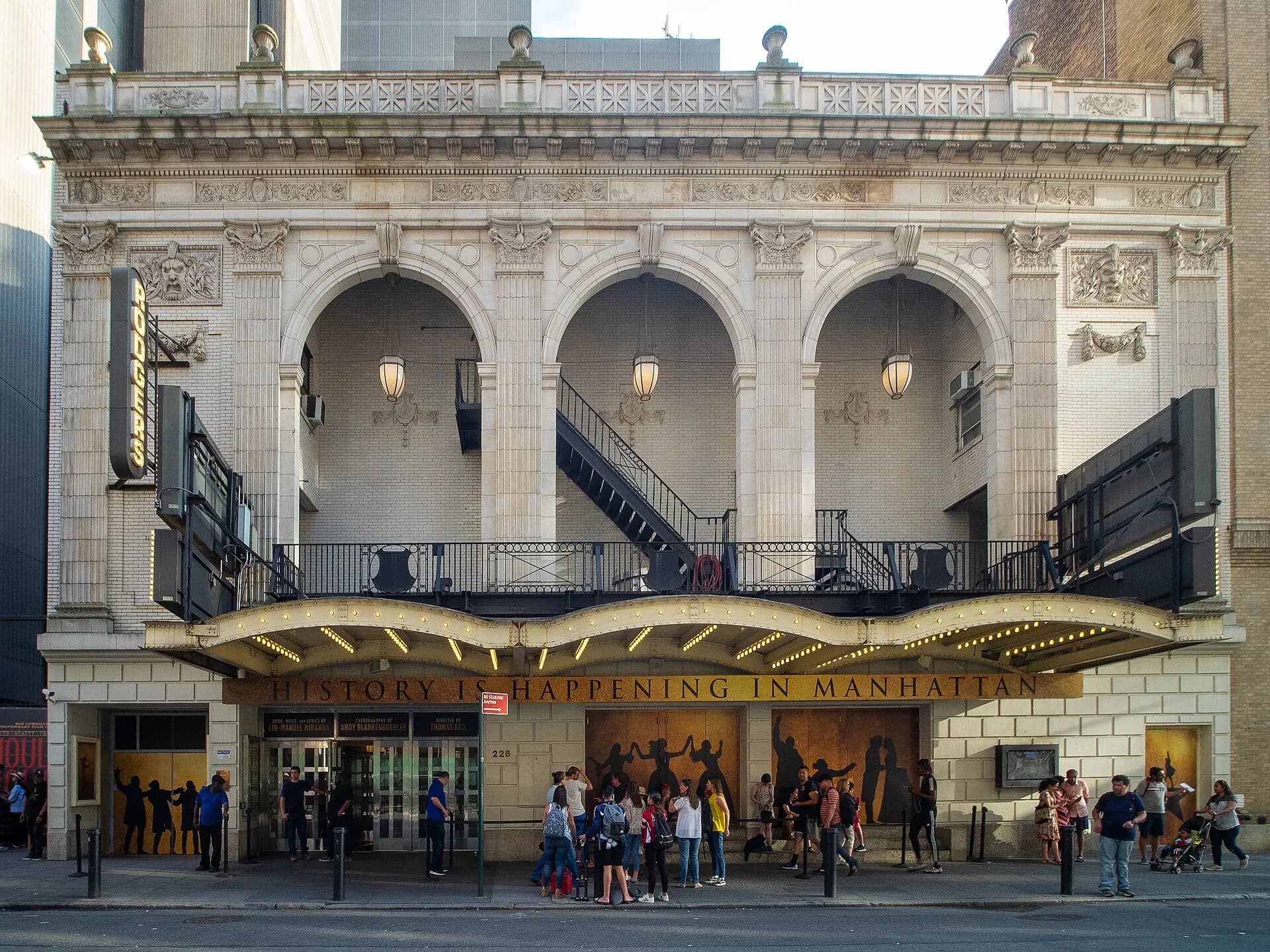 Exterior view at Richard Rodgers Theatre in New York, NY