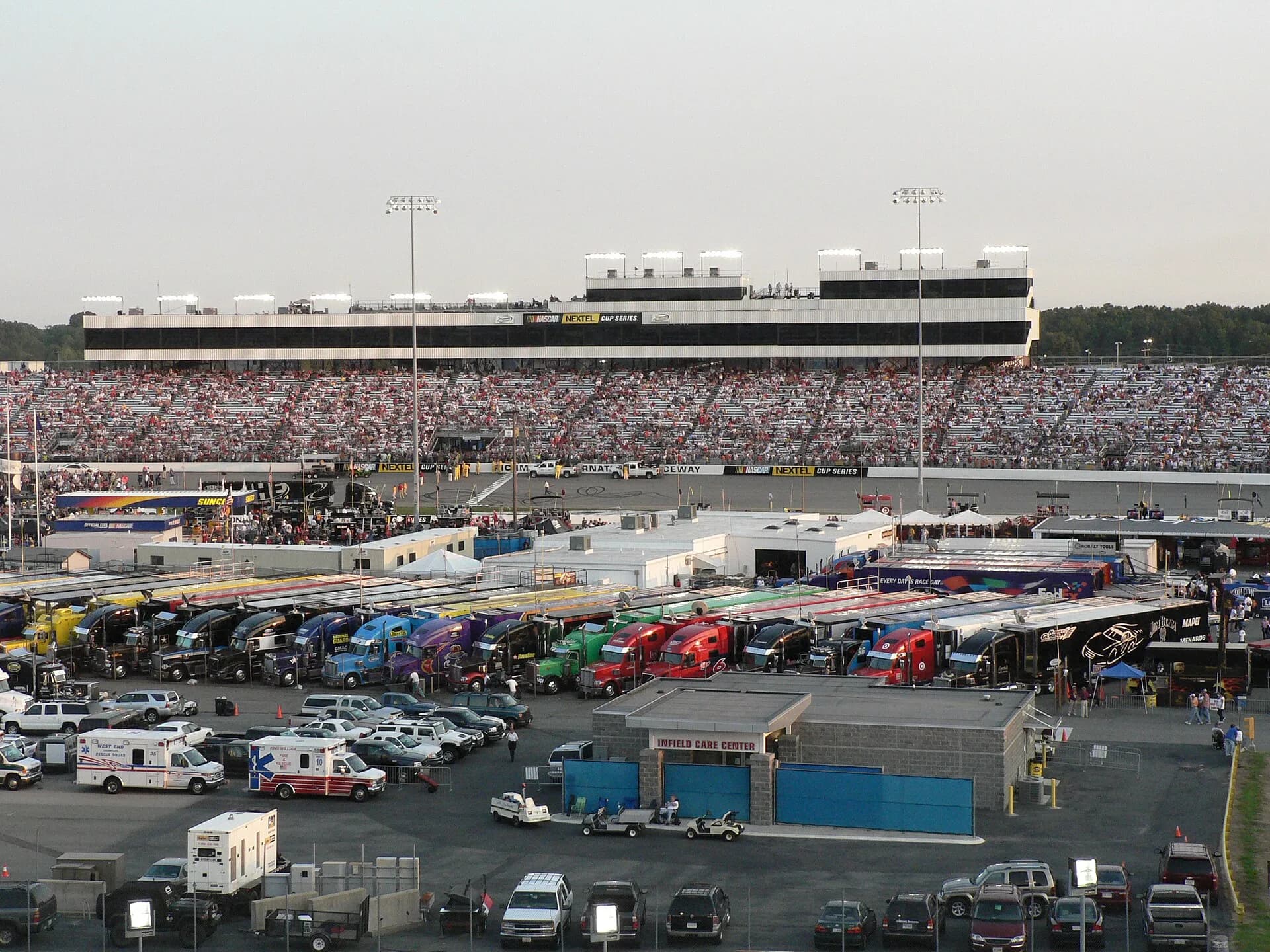 View of Richmond Raceway in Richmond.