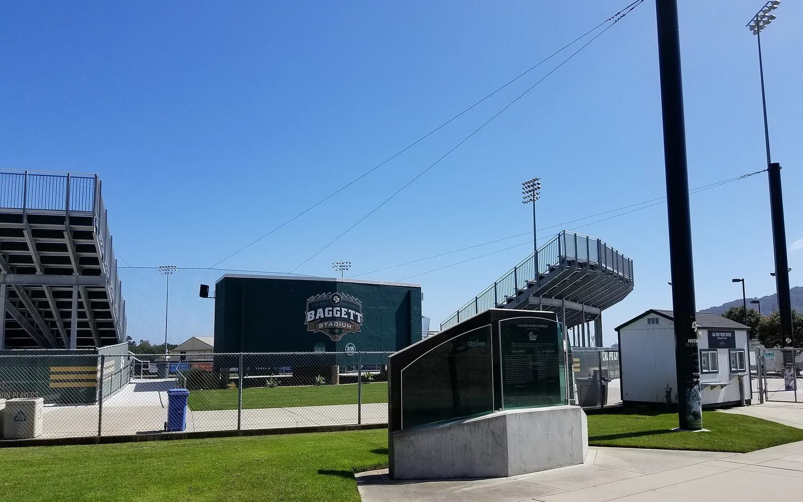 View of Robin Baggett Stadium, home of Cal Poly baseball.