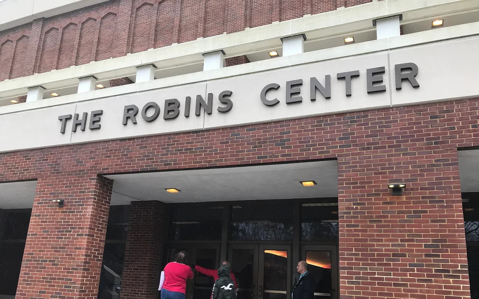 View of Robins Center, home of Richmond basketball.