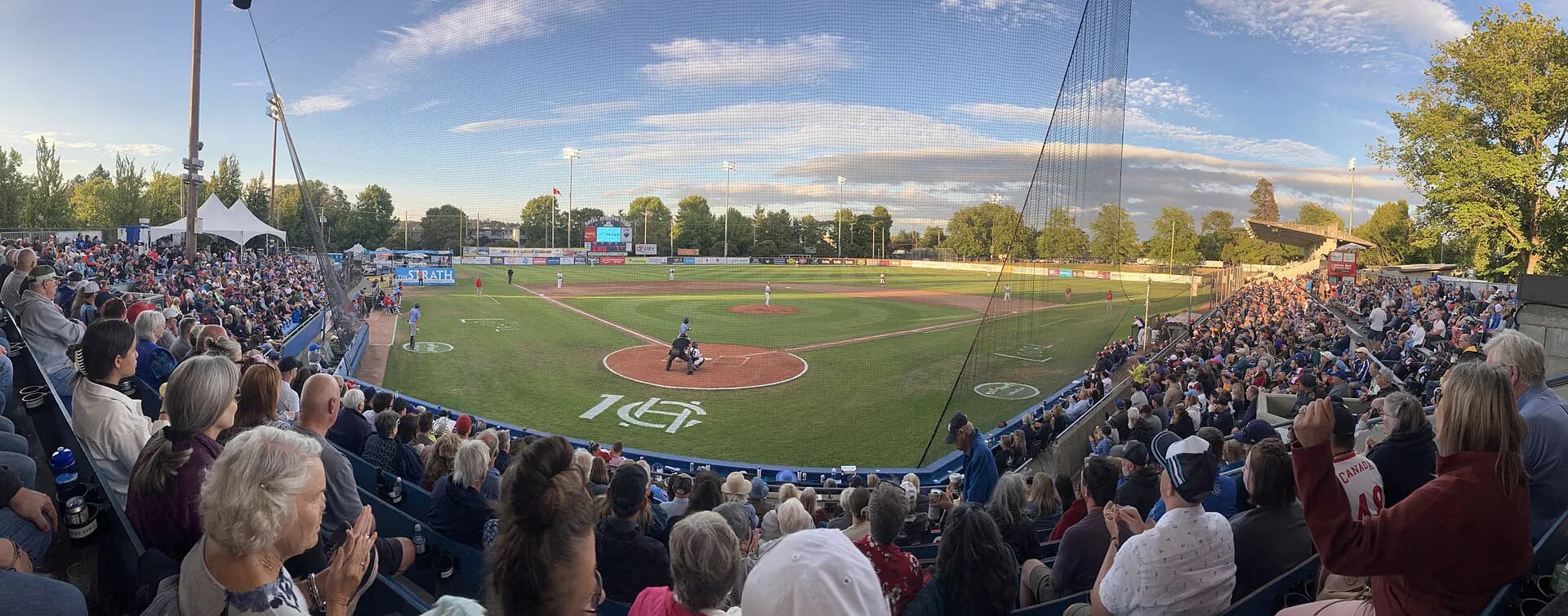 Wide interior or event view at Royal Athletic Park in Victoria, BC