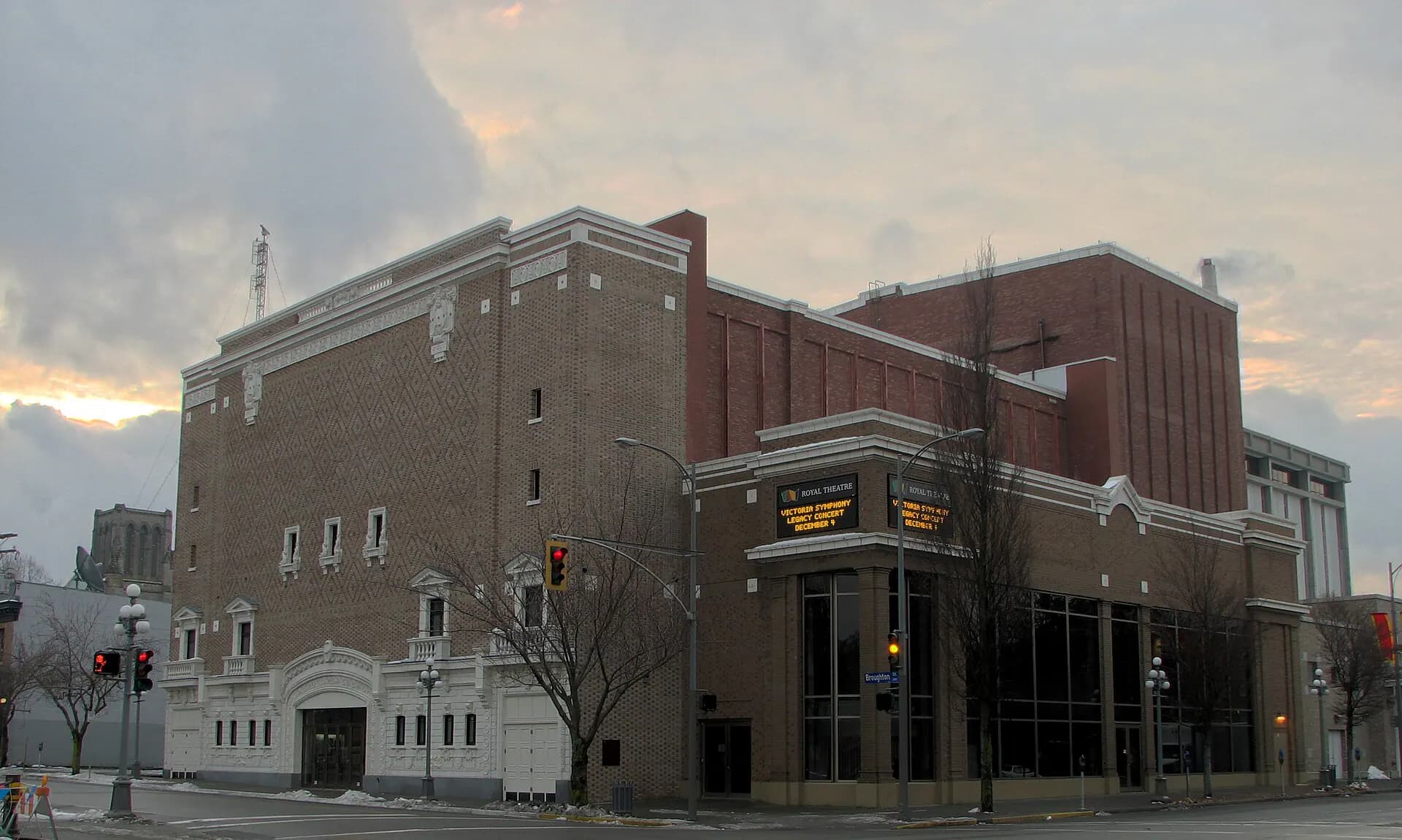 Exterior view at Royal Theatre in Victoria, BC