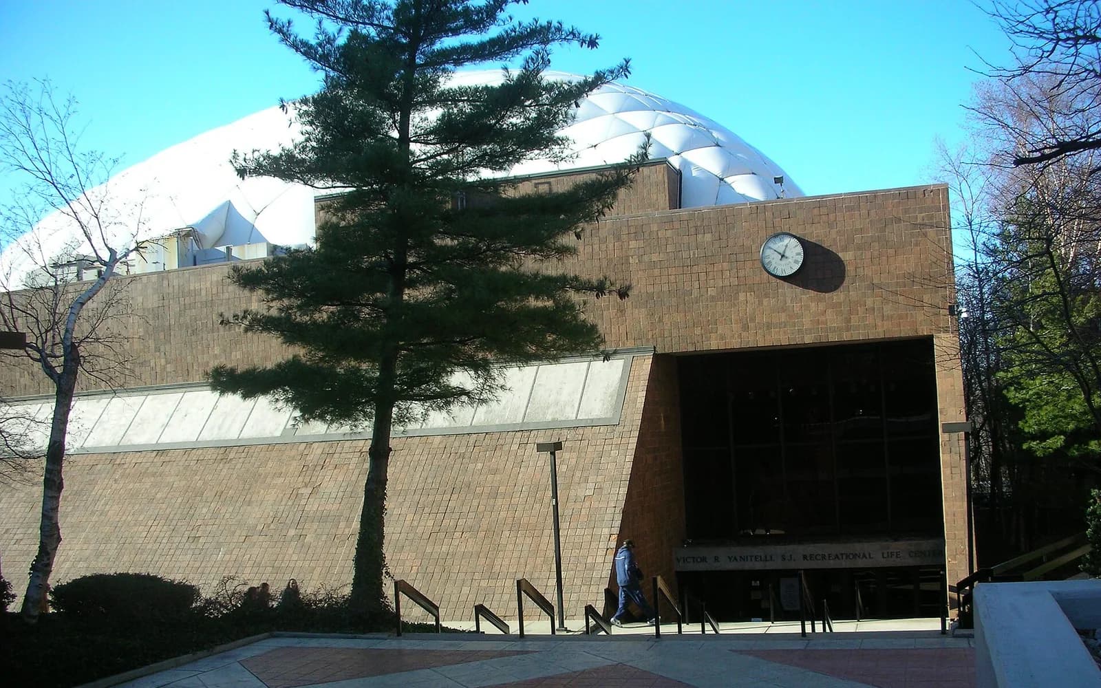View of Run Baby Run Arena, home of Saint Peter's basketball.