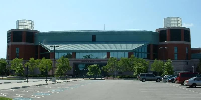 View of Ryan Center in Kingston.