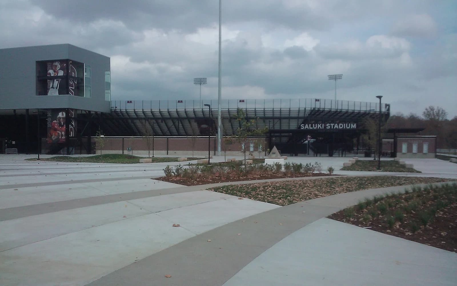 View of Saluki Stadium, home of Southern Illinois Salukis football.