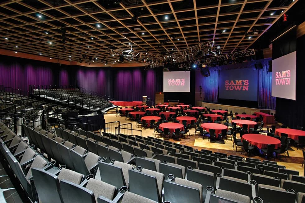 Sam's Town Live — documentary venue view.