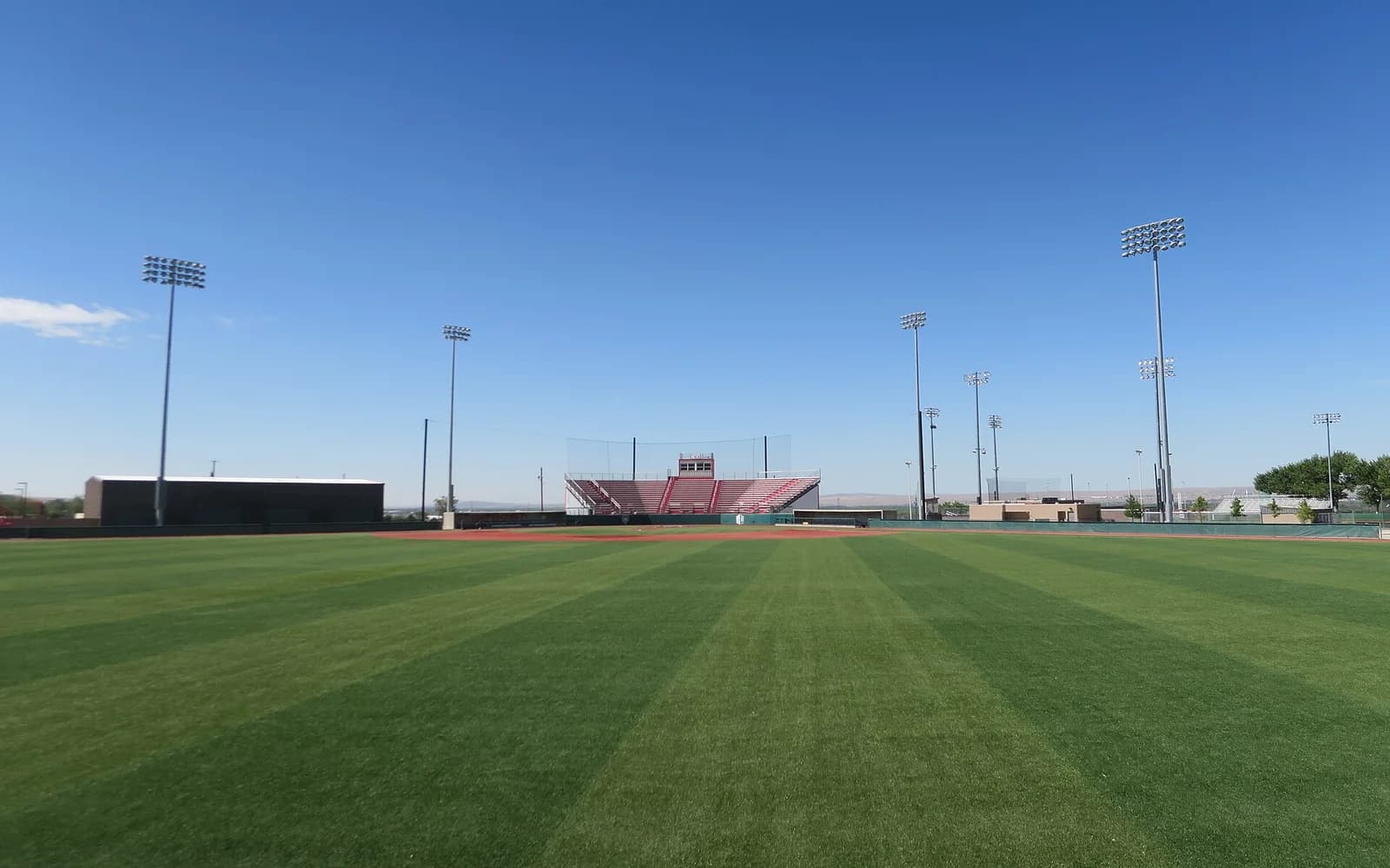 View of Santa Ana Star Field, home of New Mexico baseball.