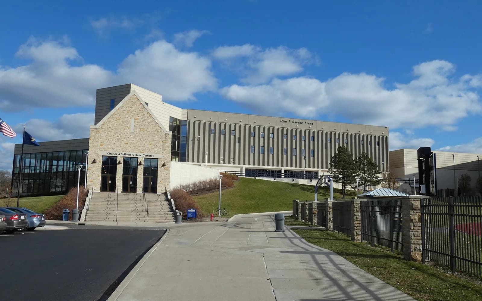 View of Savage Arena, home of Toledo basketball.