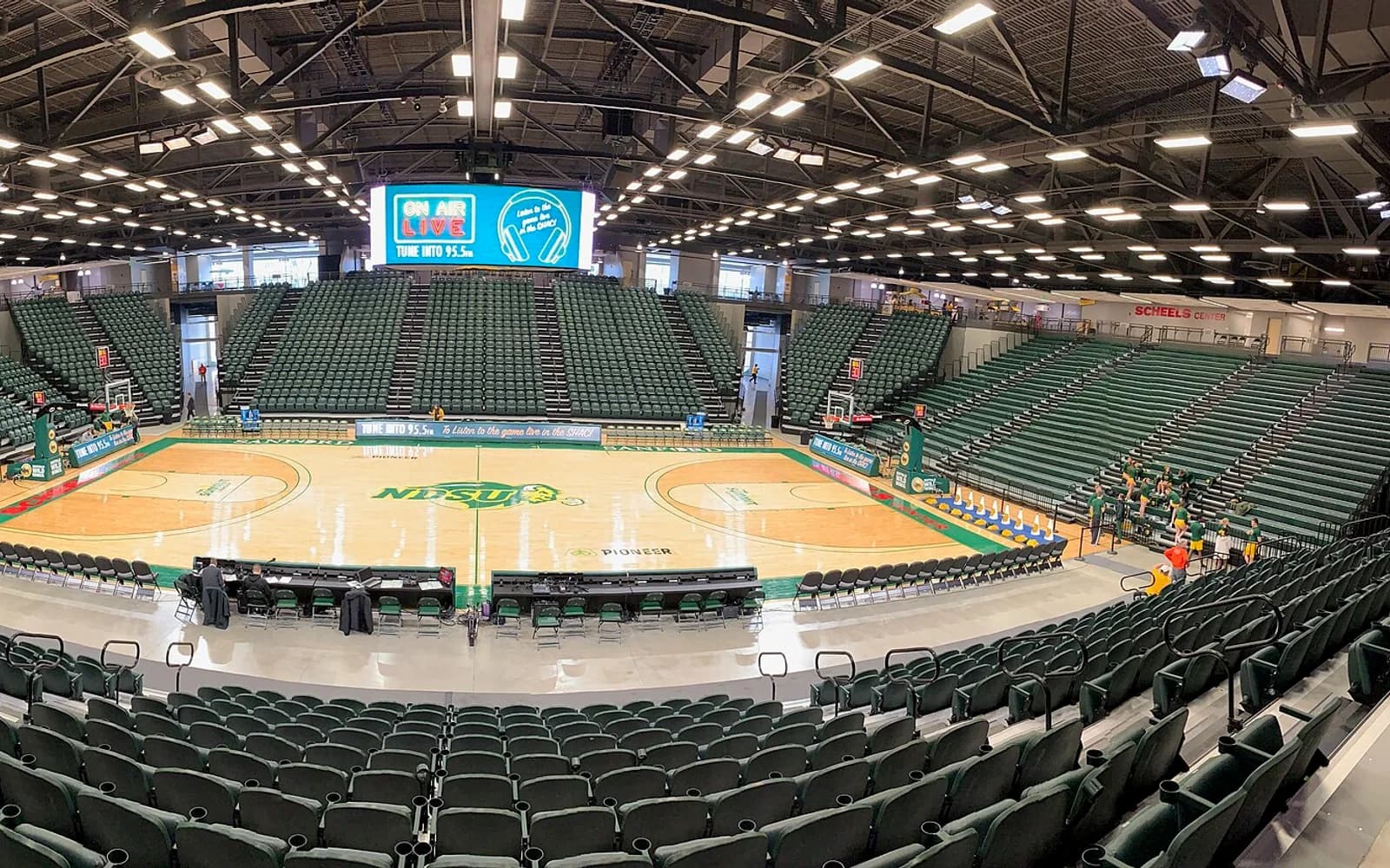 View of Scheels Center, home of North Dakota State basketball.