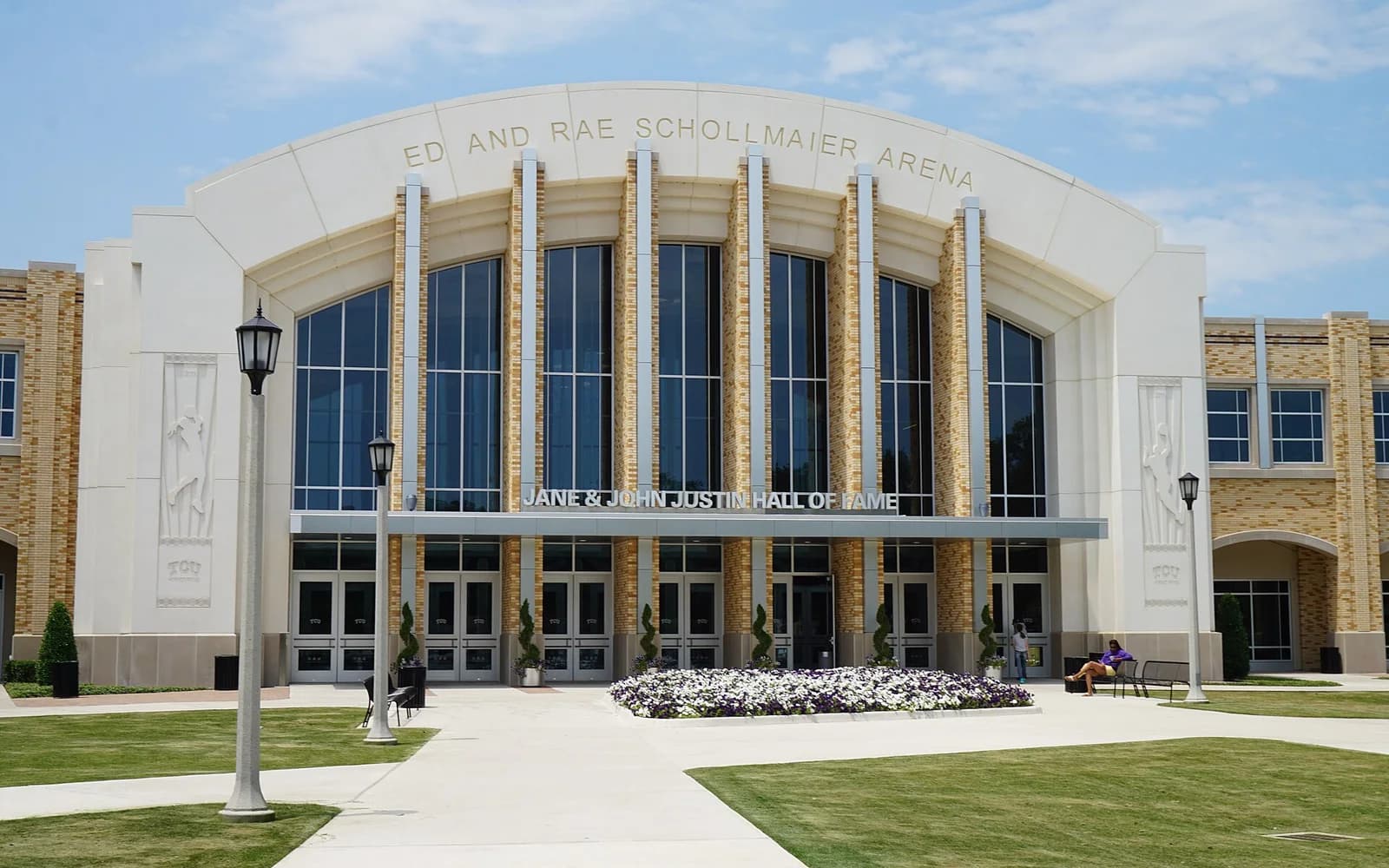 View of Schollmaier Arena, home of TCU basketball.