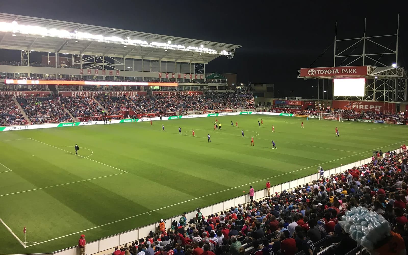 View of SeatGeek Stadium, home of Chicago State Cougars football.