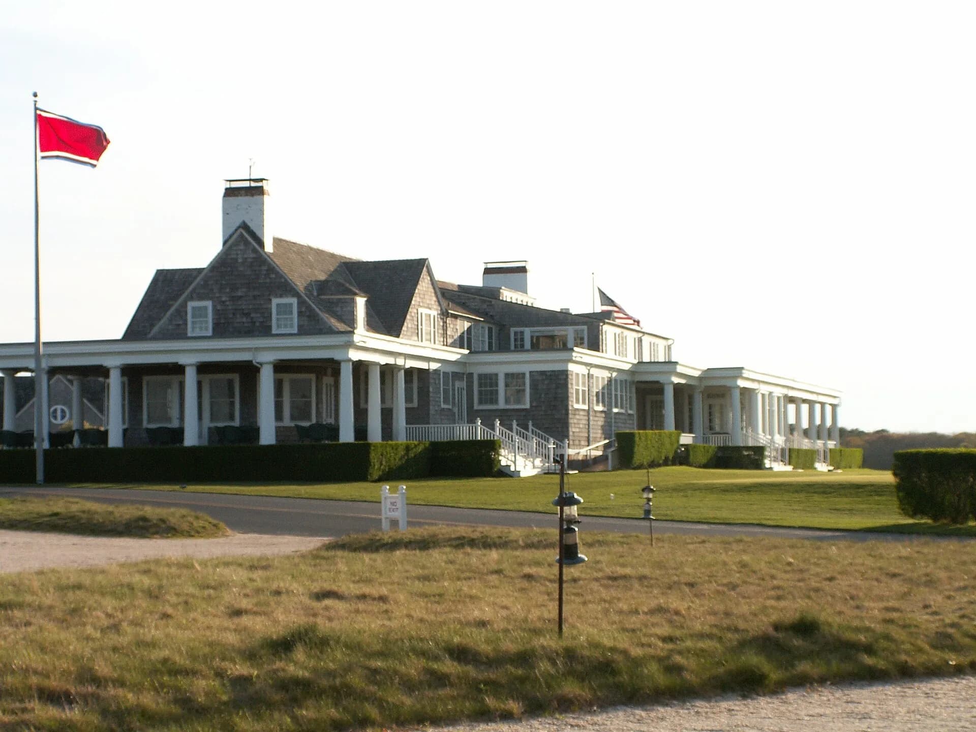 View of Shinnecock Hills Golf Club in Southampton.