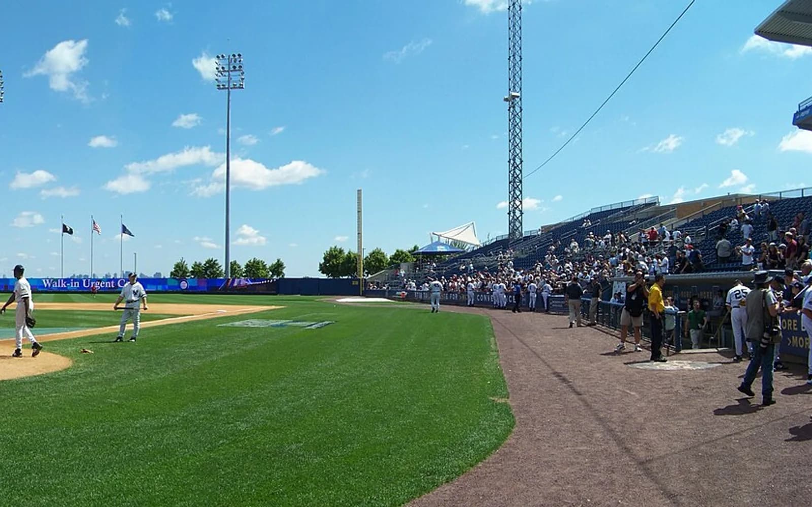 View of SIUH Community Park, home of Wagner baseball.