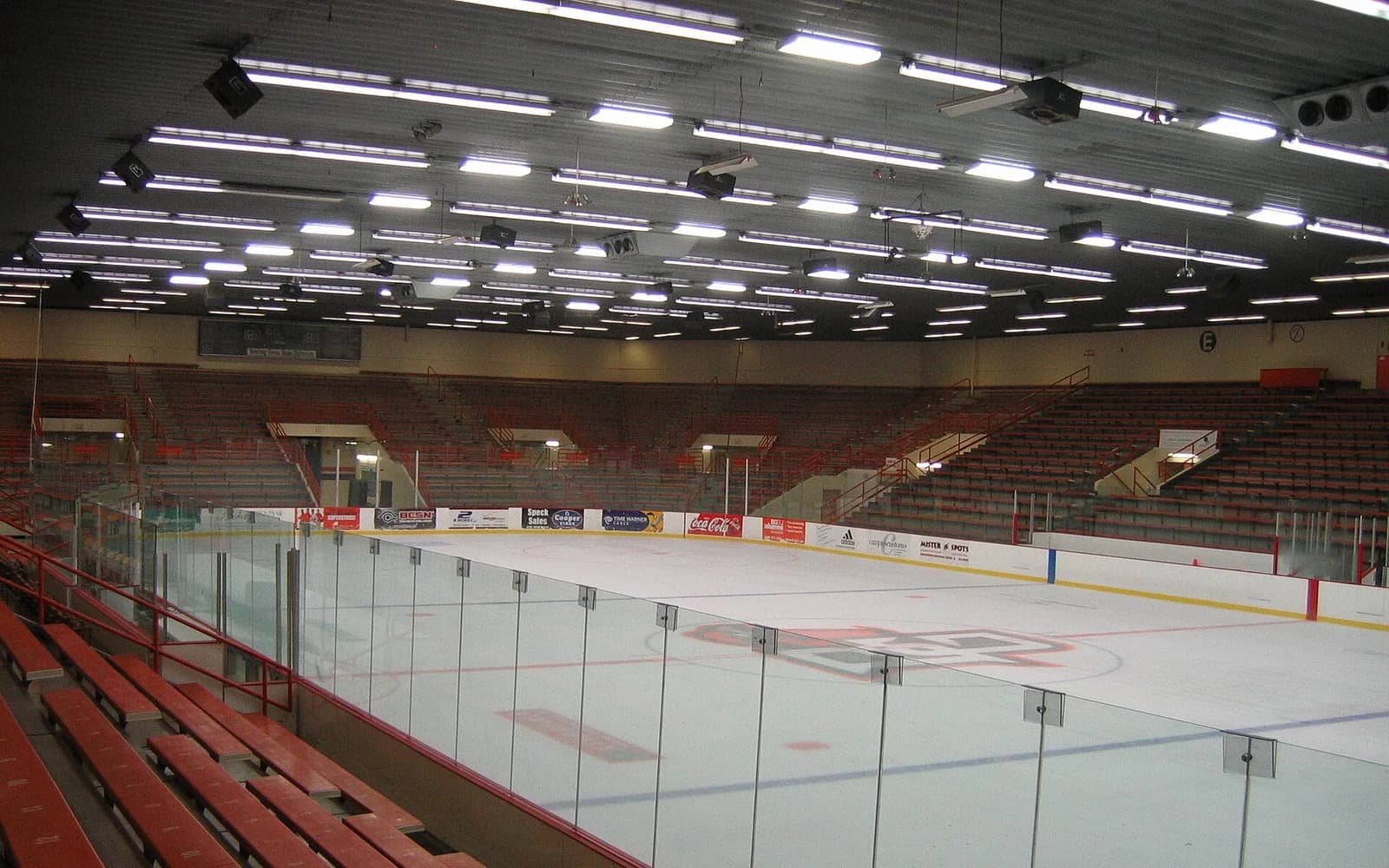 View of Slater Family Ice Arena, home of Bowling Green ice hockey.