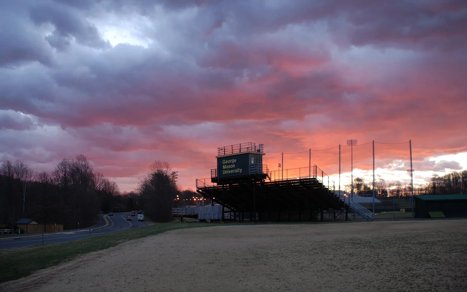 View of Spuhler Field, home of George Mason baseball.