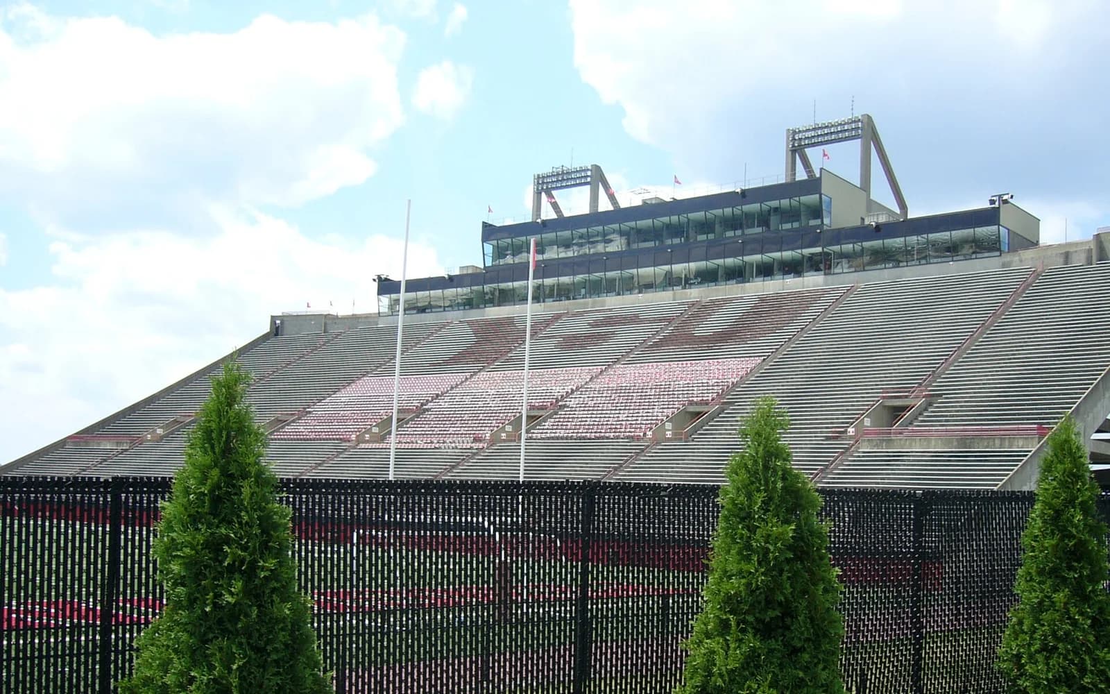 View of Stambaugh Stadium, home of Youngstown State Penguins football.