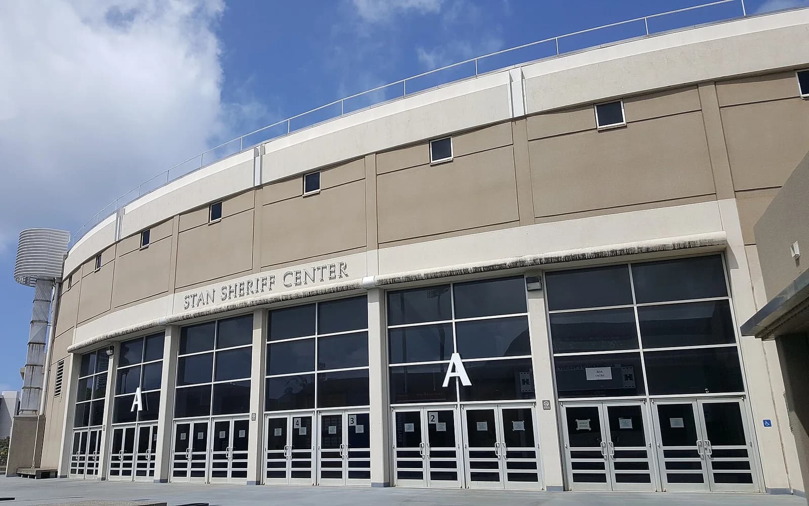 View of Stan Sheriff Center, home of Hawaii basketball.