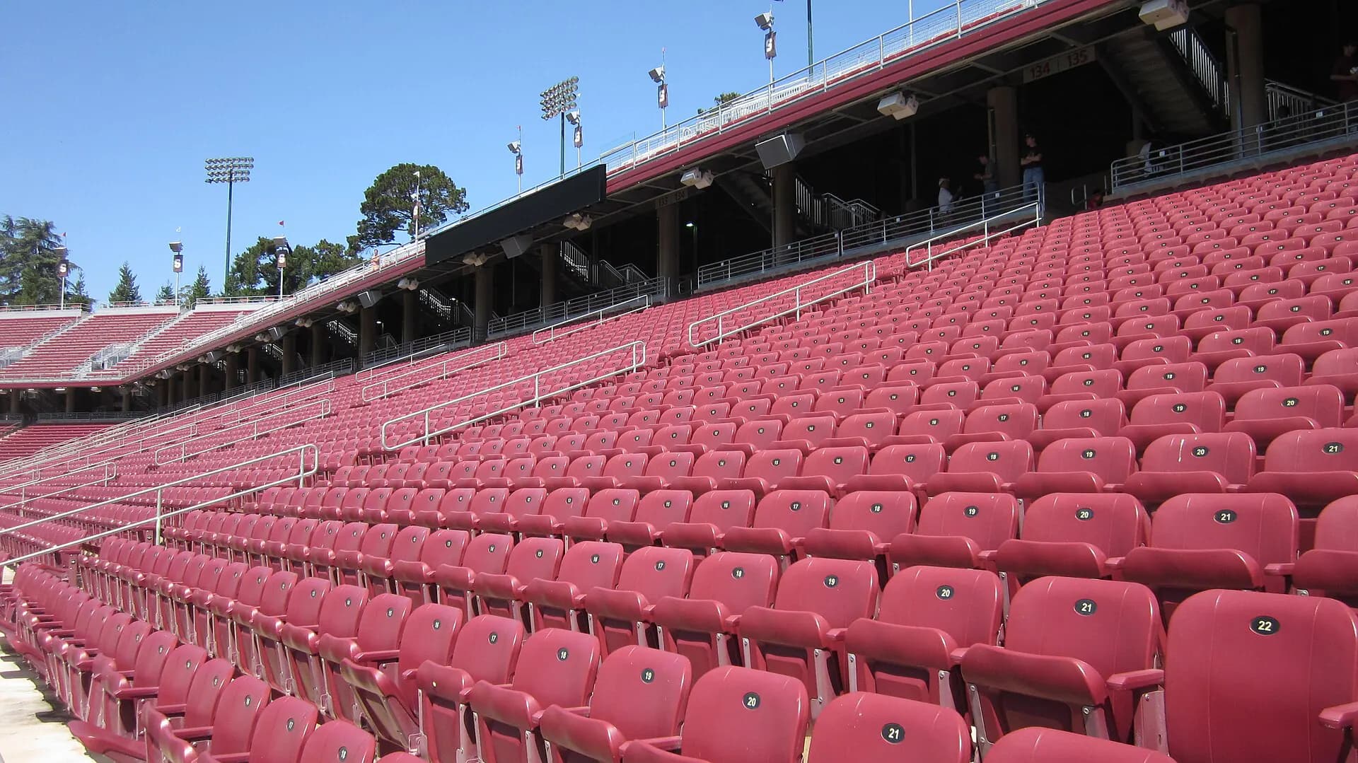 Exterior view at Stanford Stadium in Stanford, CA