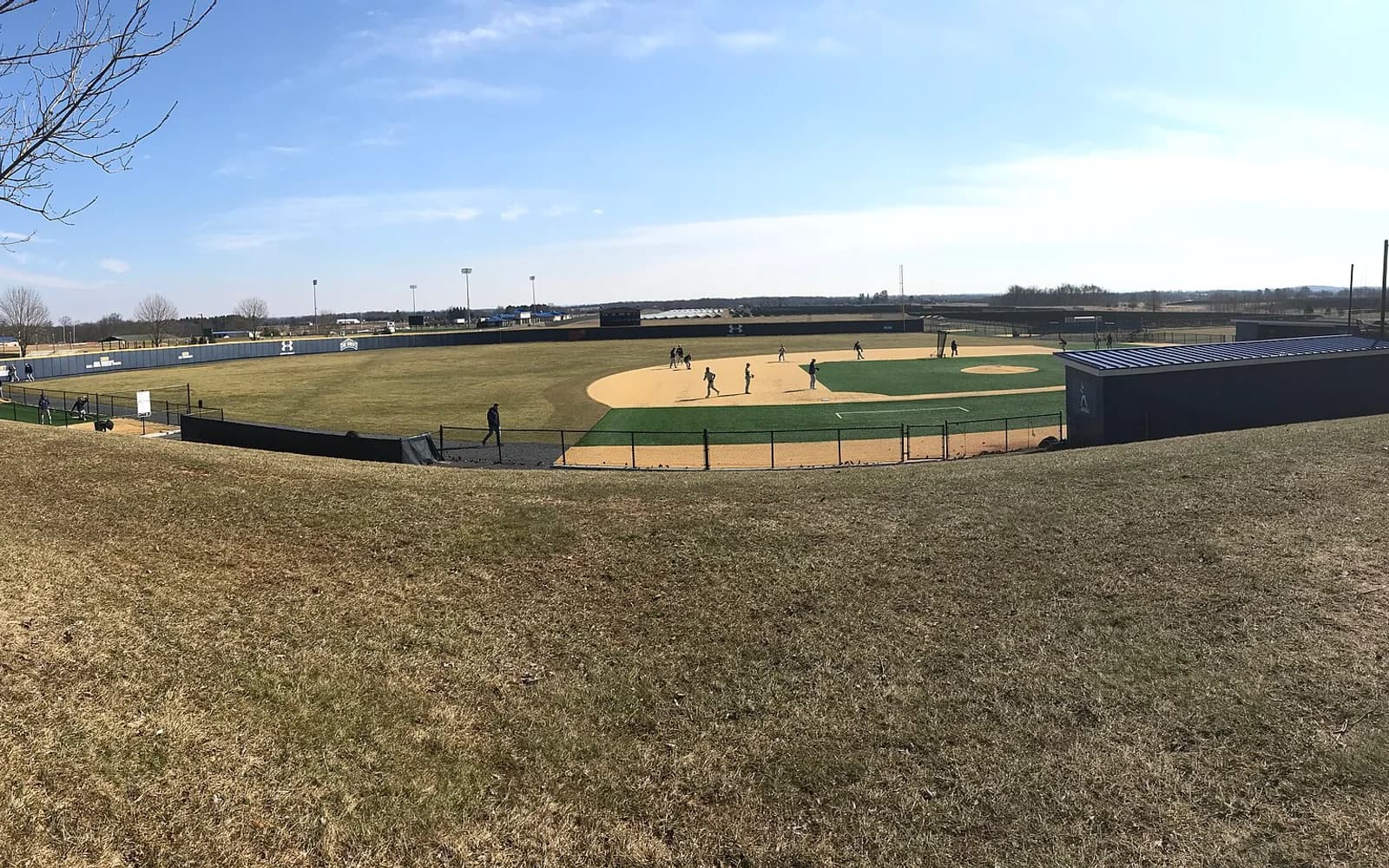View of Straw Family Stadium, home of Mount St. Mary's baseball.