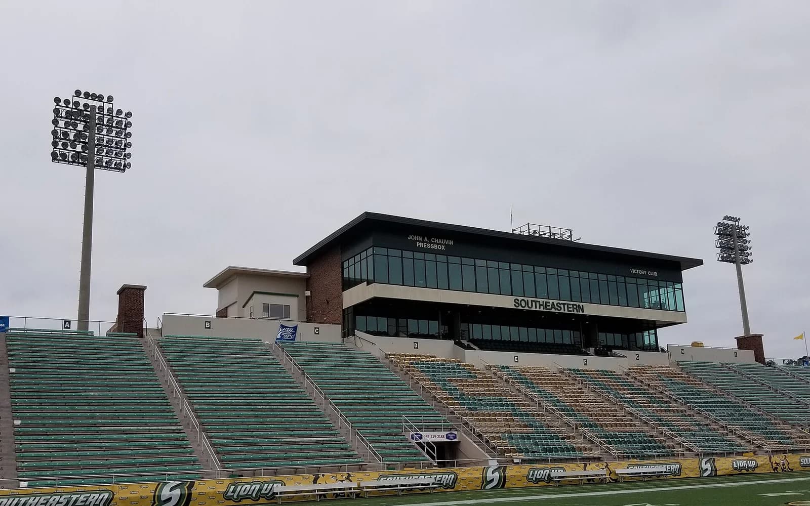 View of Strawberry Stadium, home of Southeastern Louisiana Lions football.