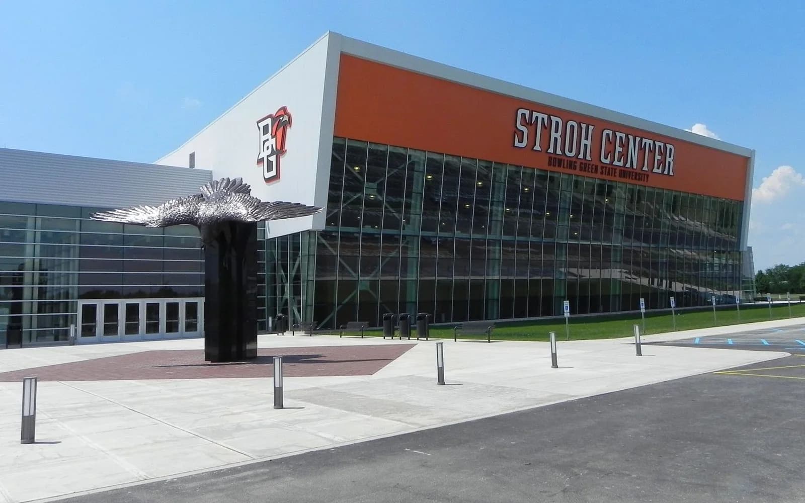 View of Stroh Center, home of Bowling Green basketball.