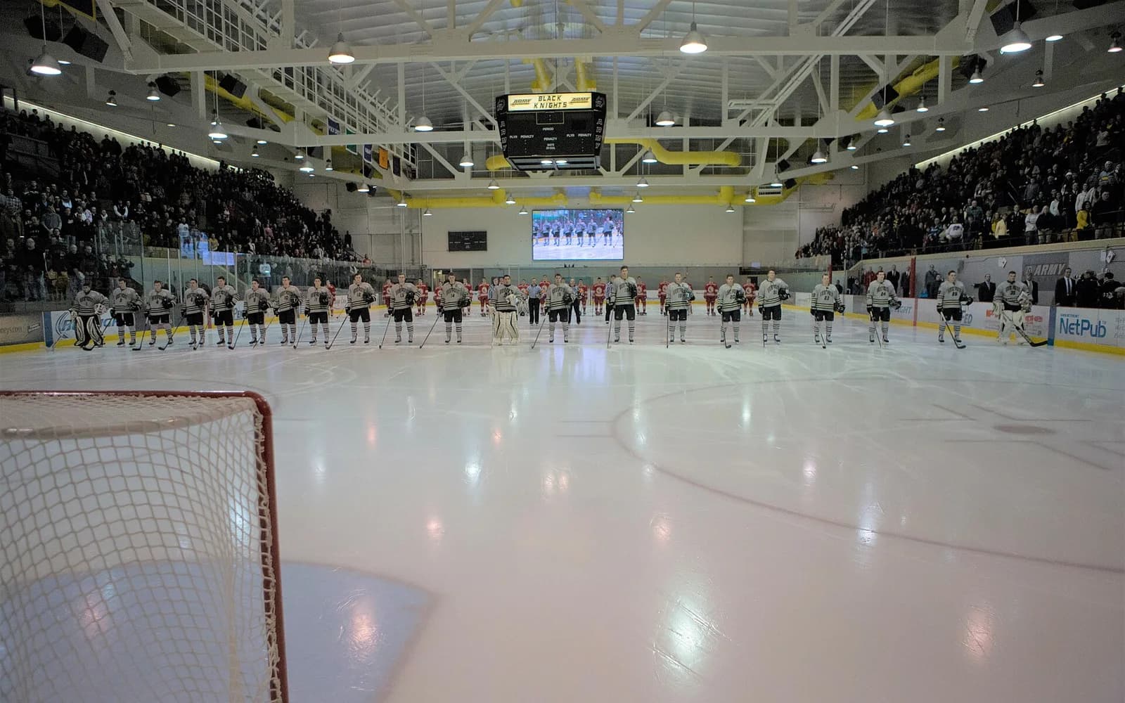 View of Tate Rink, home of Army ice hockey.