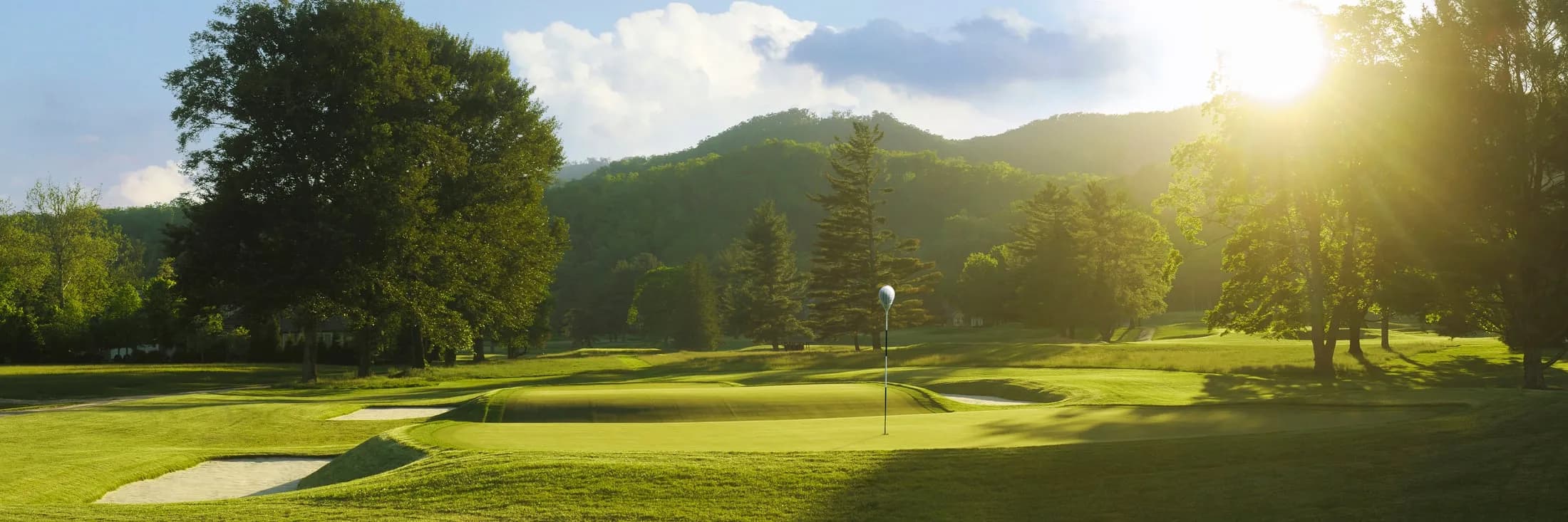 Third hole at The Old White.