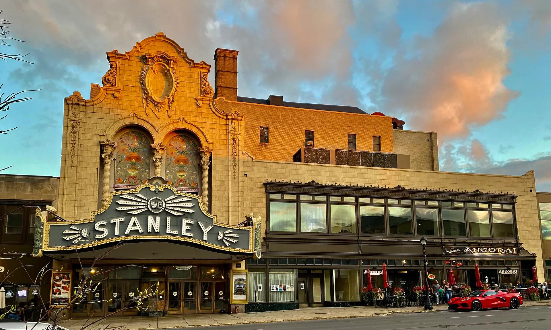 Wide interior or event view at The Stanley in Utica, NY