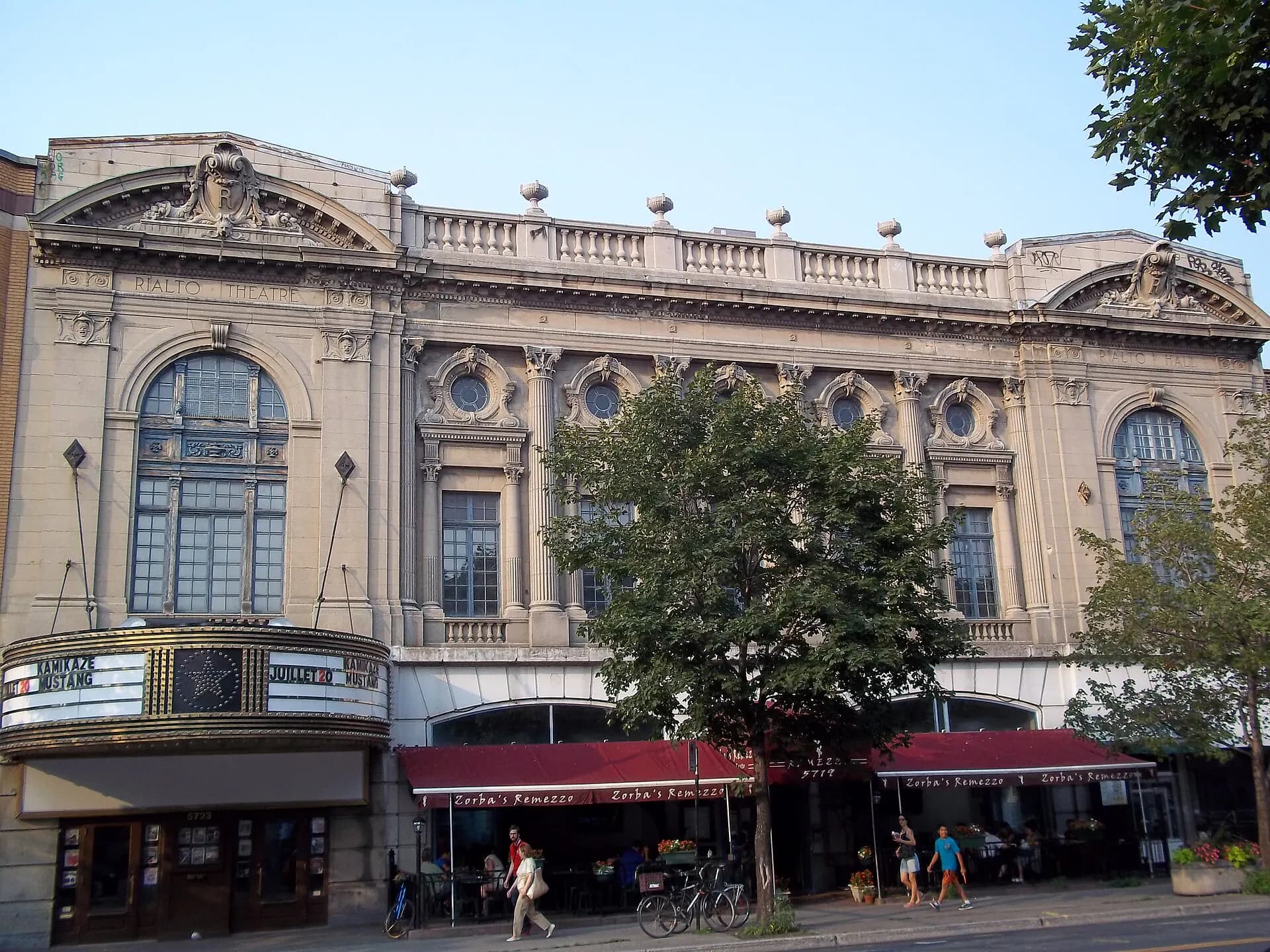 Exterior view at Théâtre Rialto in Montreal, QC