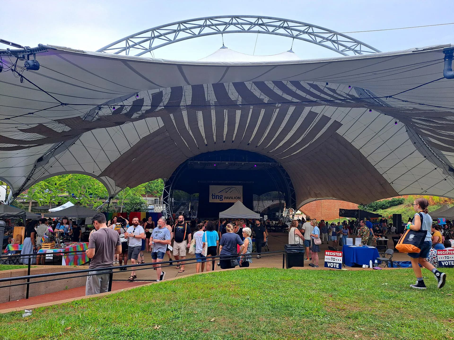 Exterior view at Ting Pavilion in Charlottesville, VA