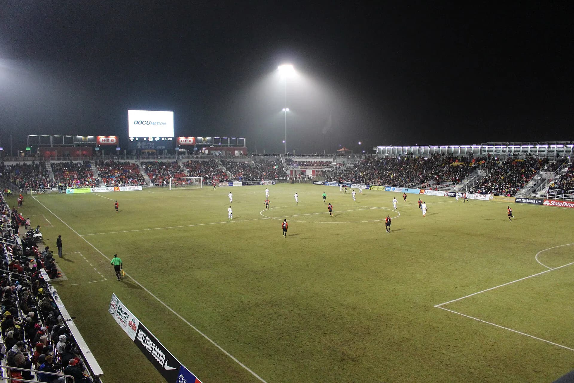 Wide interior or event view at Toyota Field in San Antonio, TX