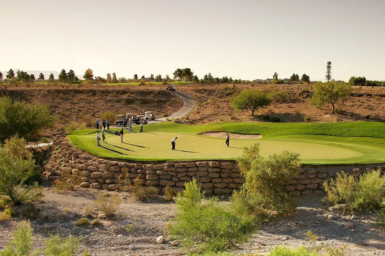Green at TPC Las Vegas.