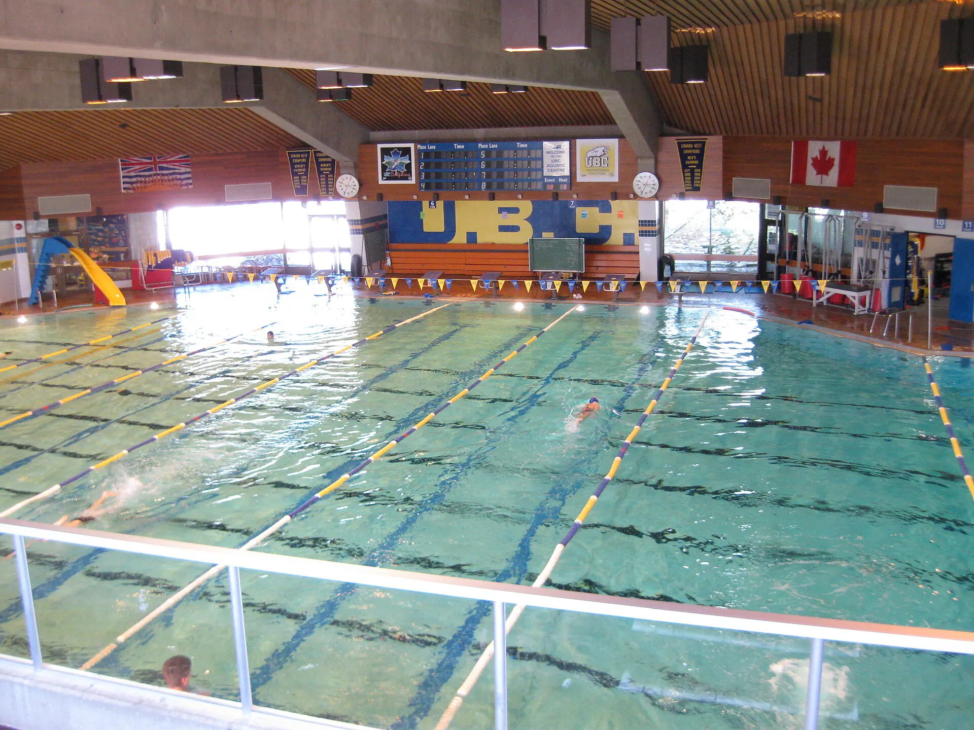 Exterior view at UBC - Aquatic Centre in Vancouver, BC