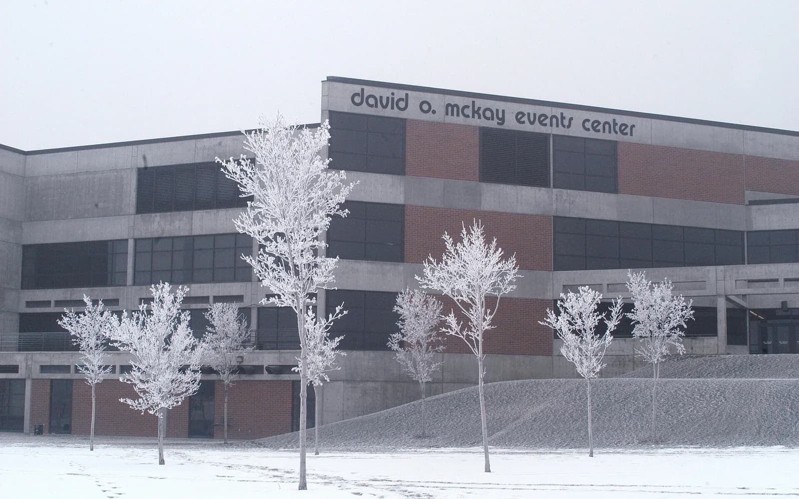 View of UCCU Center, home of Utah Valley basketball.