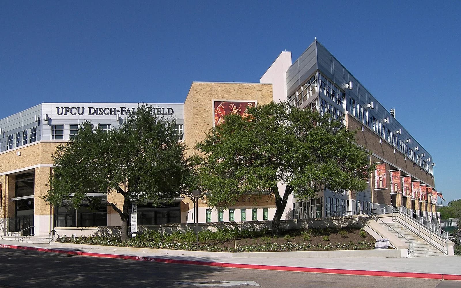 View of UFCU Disch–Falk Field, home of Texas baseball.