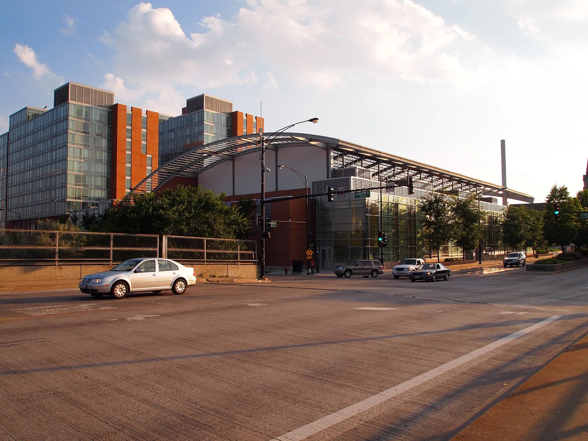 Exterior view at UIC Dorin Forum in Chicago, IL