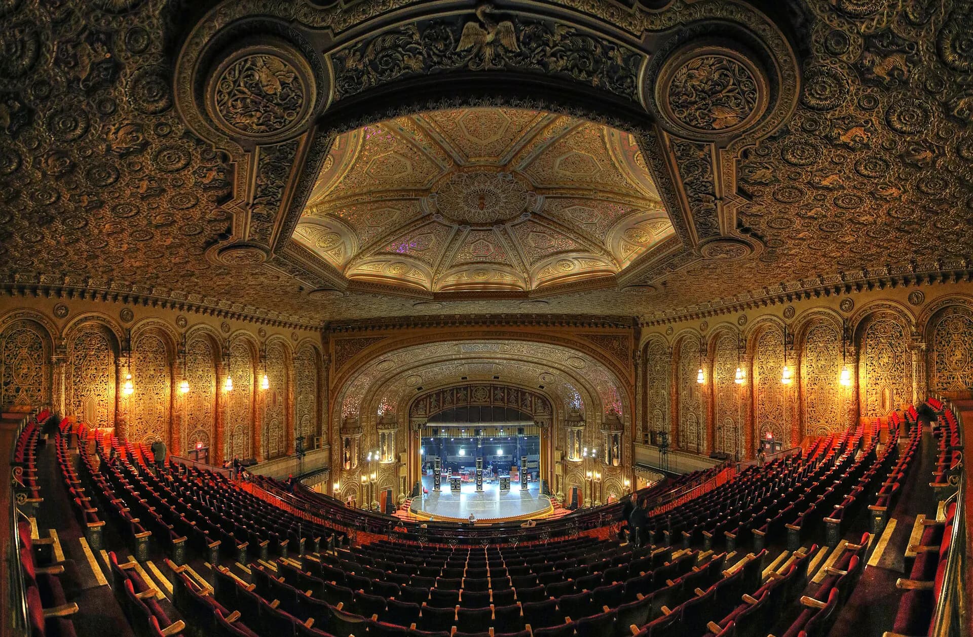 Wide interior or event view at United Palace in New York, NY