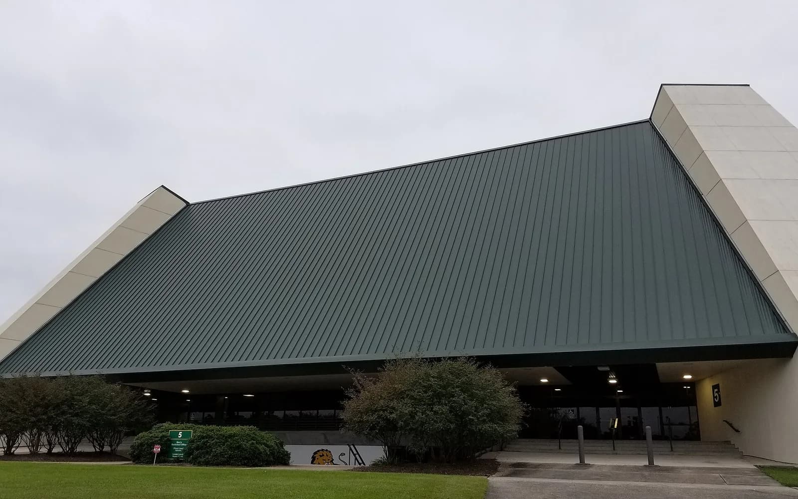 View of University Center, home of Southeastern Louisiana basketball.