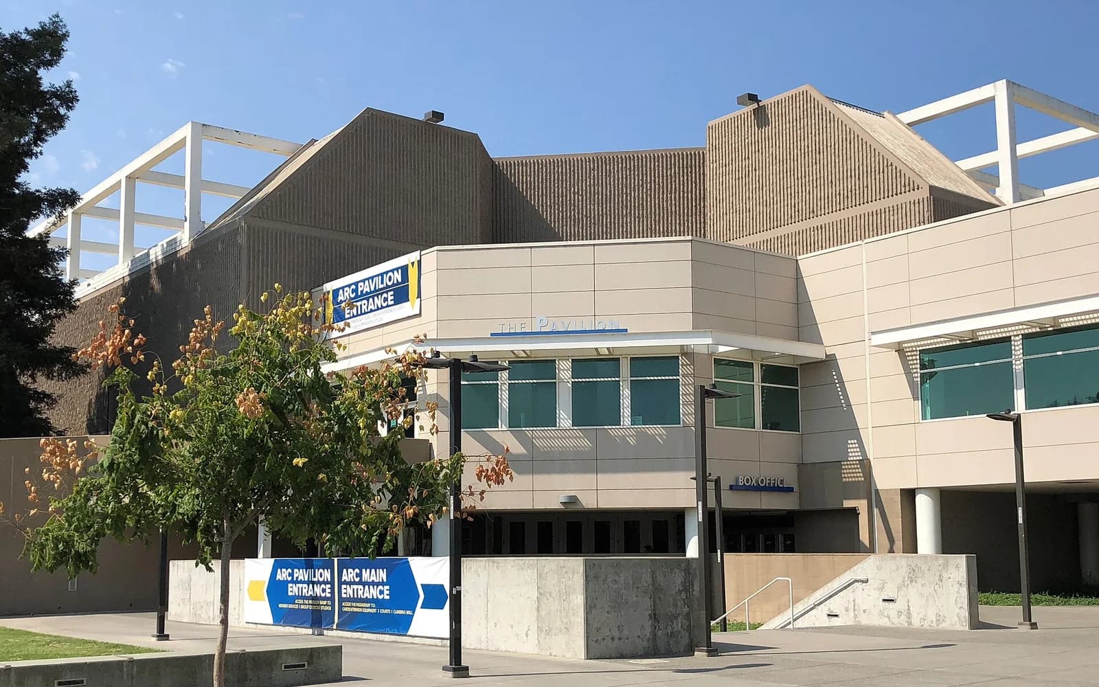 View of University Credit Union Center, home of UC Davis basketball.
