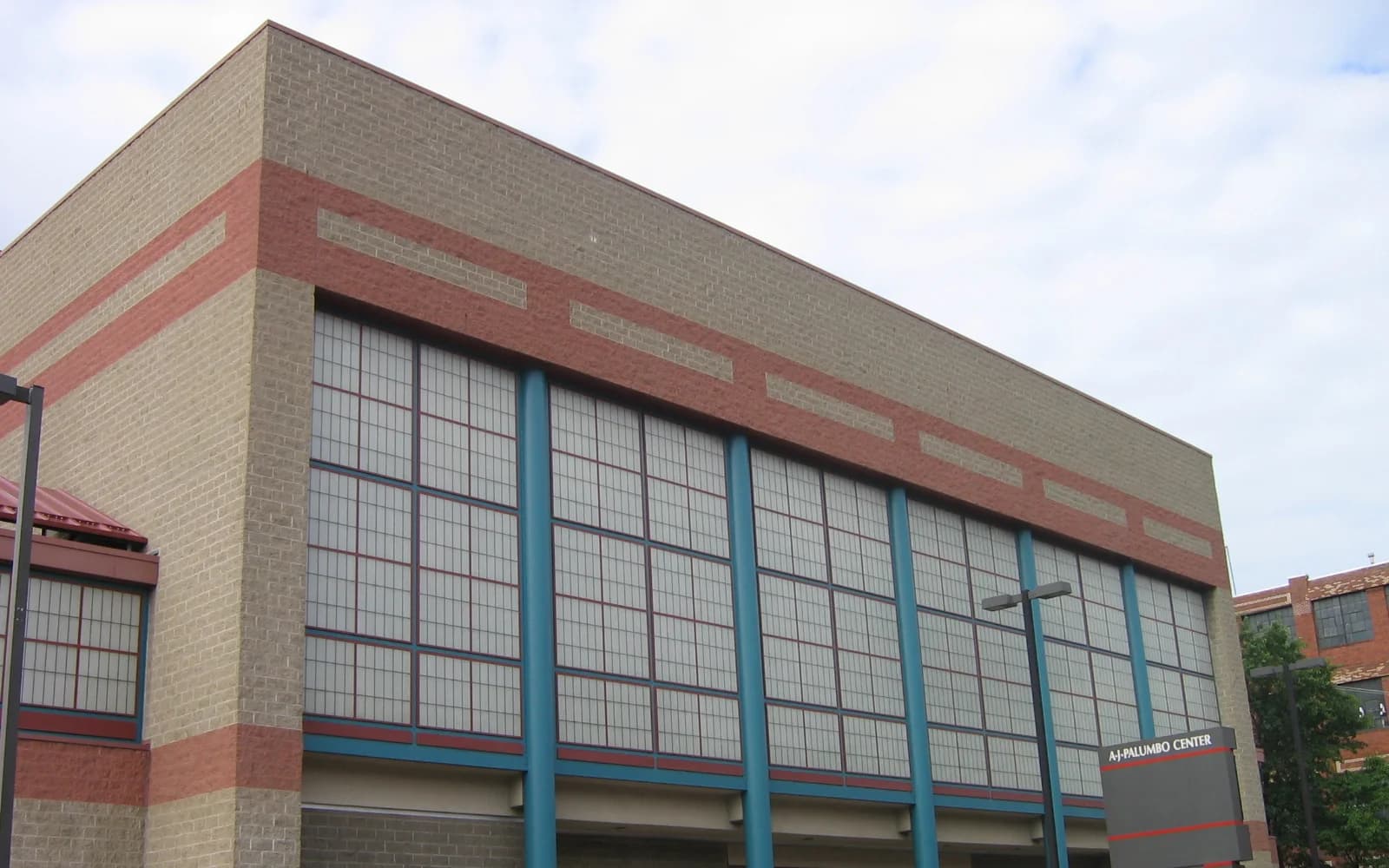 View of UPMC Cooper Fieldhouse, home of Duquesne basketball.